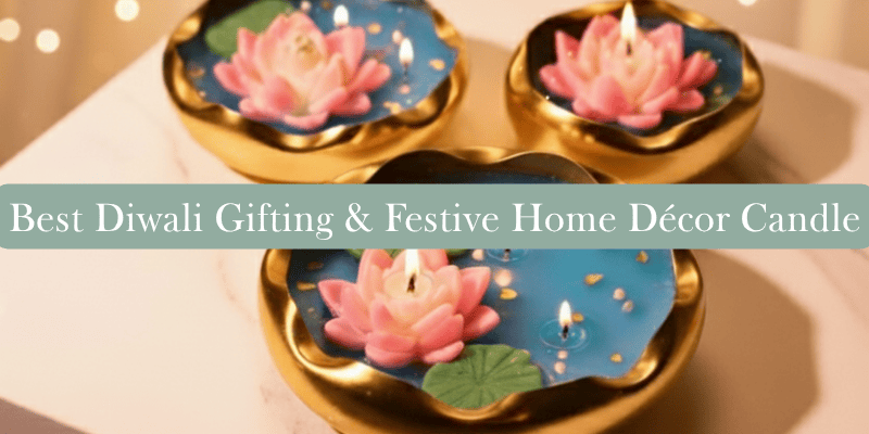 Lotus Pond Urli Candle Set – Best Diwali Gifting & Festive Home Décor Candle