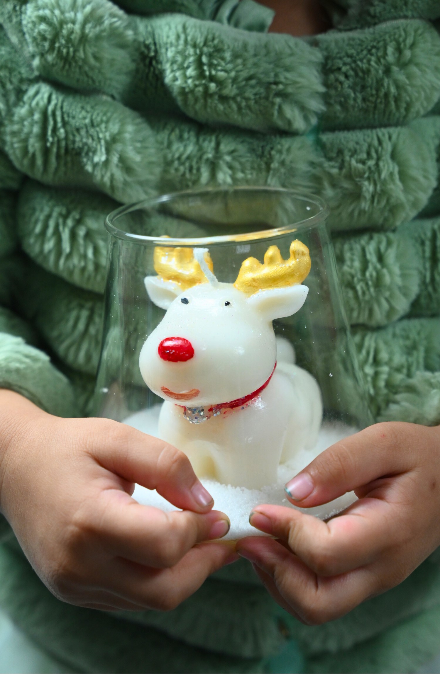 Rudolf the Reindeer Jar Candle